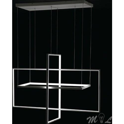 Modern Led Hanging Lamps for Living Room Pendant Light Home Art Deco Aluminum Lustres Kitchen Loft Office Luminaire Suspension