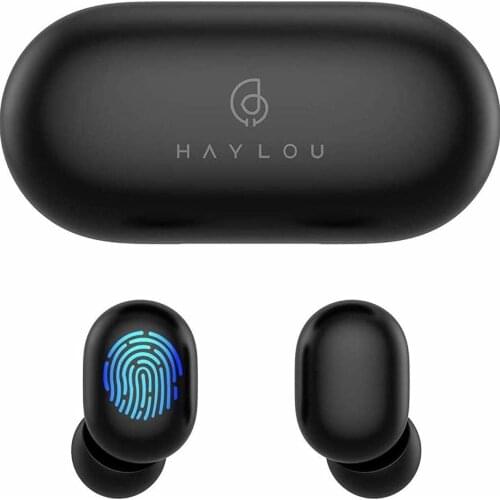 Haylou-GT1 TWS Wireless Bluetooth 5.0 Sports HD Stereo Touch Control In-Ear Headphones - Black
