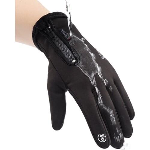 Unisex Fitness Elastic Non-slip Cycling Gloves Men Women Winter Thick Warm Touch Screen Non-slip Outdoor Sports Ski Gloves J17