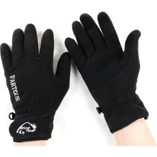 Mittens Fleece Outdoor Cycling Warm Windproof Touched Screen Ski GlovesSkiing Gloves Riding Running Sports Gloves