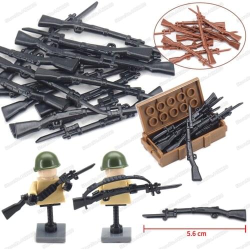 Military Thorn Guns Figures WW2 Japanese Soldier Weapons Building Block Assembling Fighting Army Equipment Model Gift Child Toys