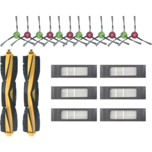 Replacement Parts for ECOVACS-DEEBOT OZMO T8 AIVI Robot Vacuum Cleaner Replenishment Kit Replacement Brushes and Filters