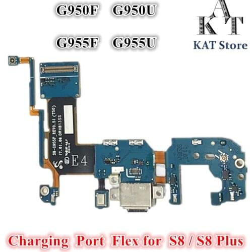 Charging Flex For S8 G950F G950U S8+ plus G955F G955U USB Charging Charger Connector Dock Port Flex Cable Replacement Parts 5Pcs