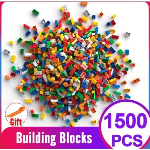 1500PCS Small Size City Building Blocks DIY Bricks Bulk Model Kids Assemble Toys Compatible All Brand Classic Educational Toys