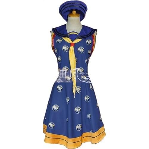 2021 Mew JOJOLION Hirose Yasuho cos cosplay costume Anime and game womens sailor dress LLL