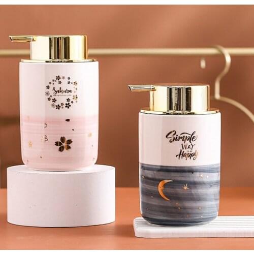 Bathroom Accessories Ceramic Foam Pump Bottle Soap Dispenser Kitchen Shampoo Bottle диспансер для мыла флакон для шампуня