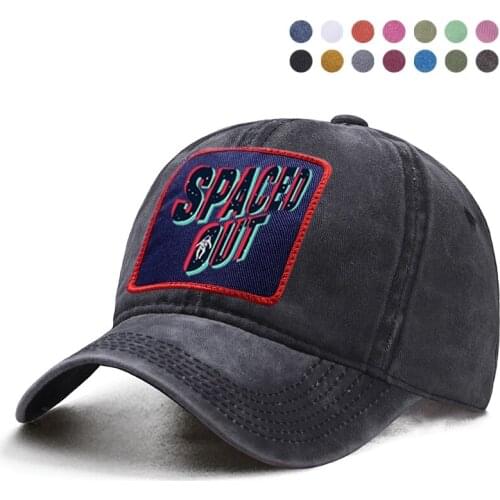 Spaced Out Astronaut Baseball Cap Dad Solid Trucker Snapback Bone Hat Harajuku Street Casquette Woman Man Boinas Ponytail Caps