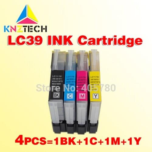 LC39 Ink cartridges compatible for Brother LC985 DCP-J315W MFC-J415W MFC-J220 DCP-J125 printer cartridges