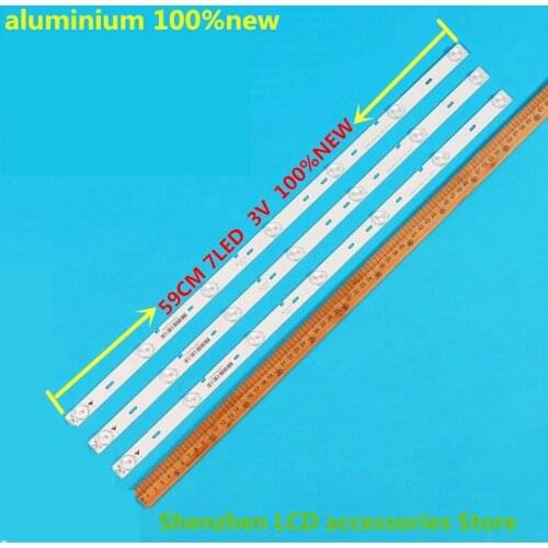 7Lamp for Hisense 32 inch TV LED32K20JD LED32K188 Hisense_32_HD315DH-B21_3X7_3030C_7S1P aluminium 100%new LCD TV backlight bar