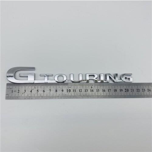 G_Touring Rear Trunk Tailgate Emblem Badge Logo Letters Nameplate Stcikers For Toyota Corolla Prius G Touring G-Touring