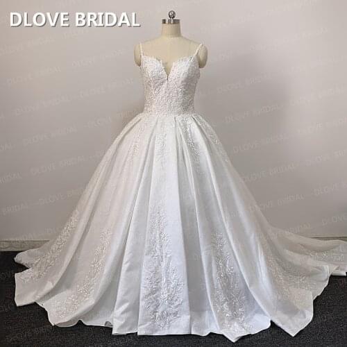 Custom Made Sparkle Ball Gown Wedding Dress
