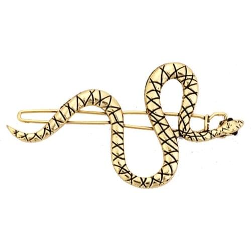 Cool snake shape statement hairpins hairgrips hairclips barrettes bobby pins hair clips grips hair accessoreis for woman girl