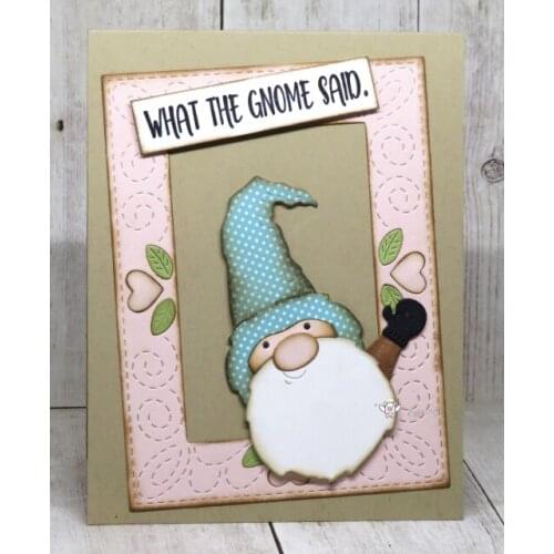 Mmao Crafts Metal Steel Cutting Dies Cute dwarf Stencil For DIY Scrapbooking Paper/photo Cards Embossing Dies