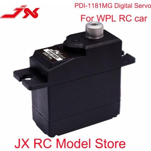 Hot selling PDI-1181MG JX servo 17g 3.5KG digital Core servo Metal Gear for 1/16 WPL RC Car B16 B24 B36 C14 C24 Glider Plane