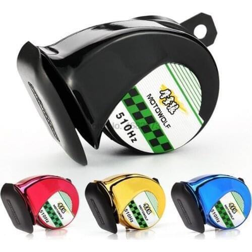 By DHL 20pcs Universal Waterproof Loud Snail Air Horn Siren 110dB For 12V Truck Motorcycle New Arrival