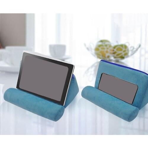 Plush Microfiber Mini Tablet Stand Sofa Reading Stand Self Standing Tablet Bracket Car phone holder