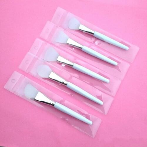 Professional Makeup Silicone Face Mask Brush Facials Hairless Applicator Tools Handle DIY Cosmetic Beauty Tools Makeup Brushes
