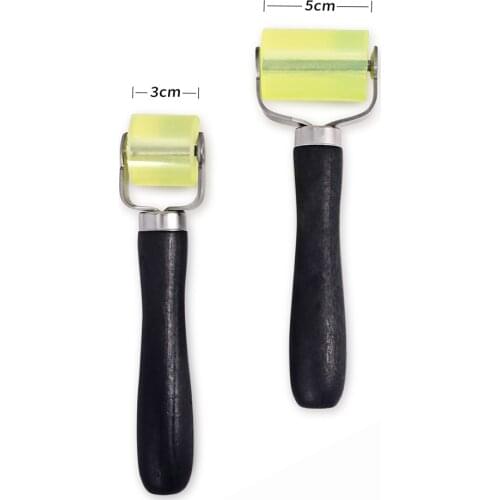 EHDIS 1Set 3cm/5cm Width Window Tint Roller LCD Screen Car Cleaning Tool Paint Roller Vinyl Car Wrap Squeegee Silicone Scraper