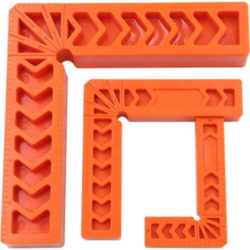 Hand Tool Locator Angle Ruler Fixator 3PCS Plastic L-Shaped Workpieces Durable 90 Degree Measure Three Woodworking Corner Clamp