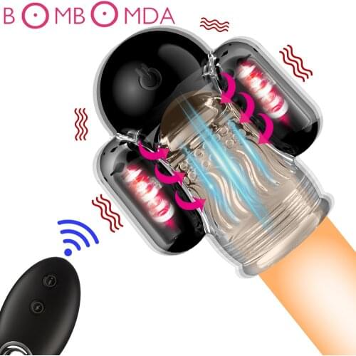Wireless Control Glans Vibrators Male Masturbation Adult Sex Toy For Men,Male Delay Lasting PenisTrainer Vibrators Penis Massage