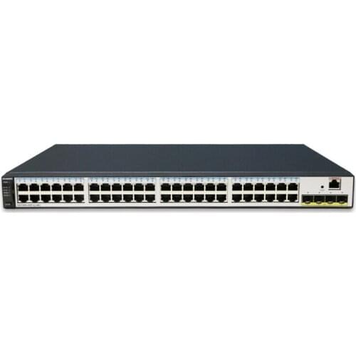 High Quality 100% original Hua wei S5720S-52X-LI-AC 48 ports with 10/100/1000Base-T Ethernet ports 4 Gigabit SFP+AC powered)