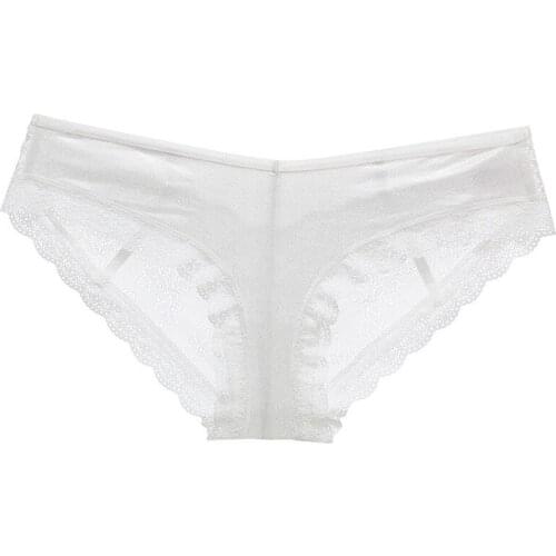 Comfortable and sexy after hollowing out ladies low-waist briefs pure color comfortable breathable soft briefs briefs A19263