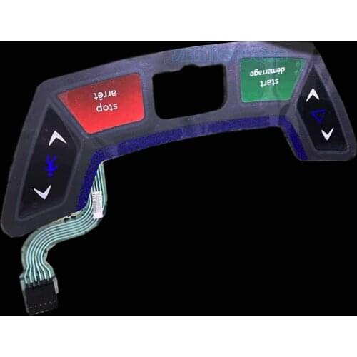 1PC Horizon Fitness Treadmill Membrane switch Membrane buttons keyboard stickers START STOP Button