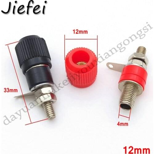 100pcs high quality Binding Post for Speaker 4mm Banana plug connector New