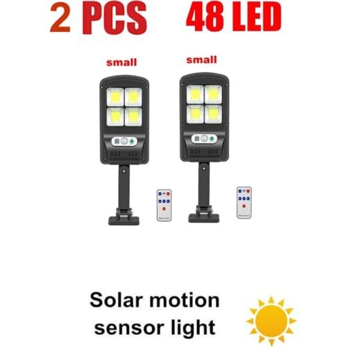 2 pcs tabular oblong 120 LED Solar Light Outdoor Motion Sensor Waterproof Garden Solar Lamp Spotlights For Garden Path Street ga