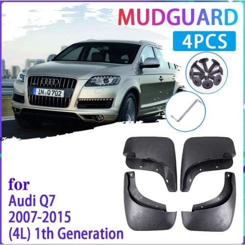 4 PCS Car Mud FlapsFor Audi Q7 4L 2007~2015 2008 2009 2010 2011 2012 Mudguard Splash Guards Fender Mudflaps Auto Accessories