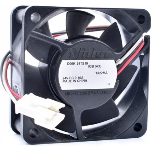 Brand new original D06K-24TS10 6cm 6025 60x60x25mm 60mm fan 24V 0.10A quiet inverter cooling fan