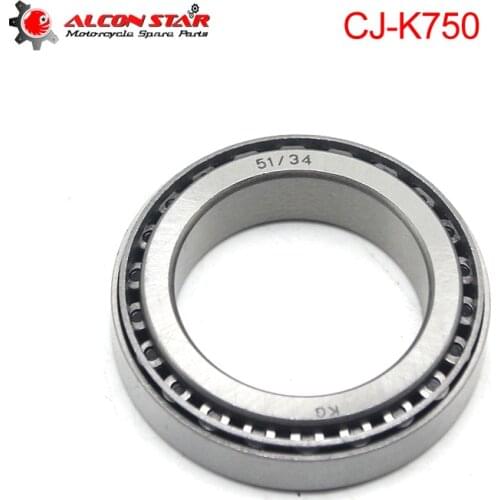 Alconstar- 1 Set Motorcycle Front Tapered Steering Column Bearings Kit CJ-K750 for BMW R51 R71 R24-R69S for Ural M72 K750 Race