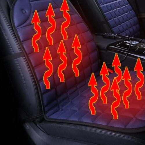 Car Seat Heater Cushion Warmer Car Heated Seat Cover Winter Heated Warm High Low Temperature 12V Heated Seat Cushion