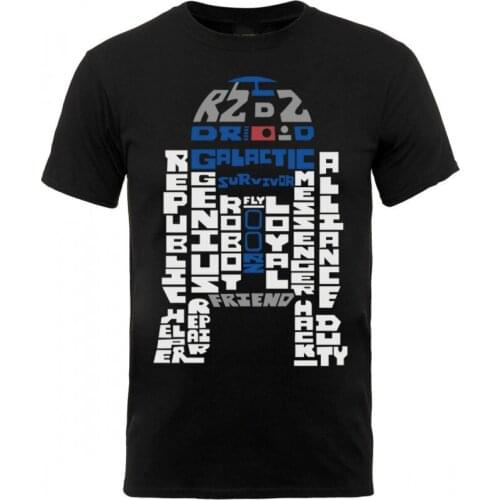 Funny R2-D2 Text Body T-Shirt. Summer Cotton Short Sleeve O-Neck Mens T Shirt New S-3XL