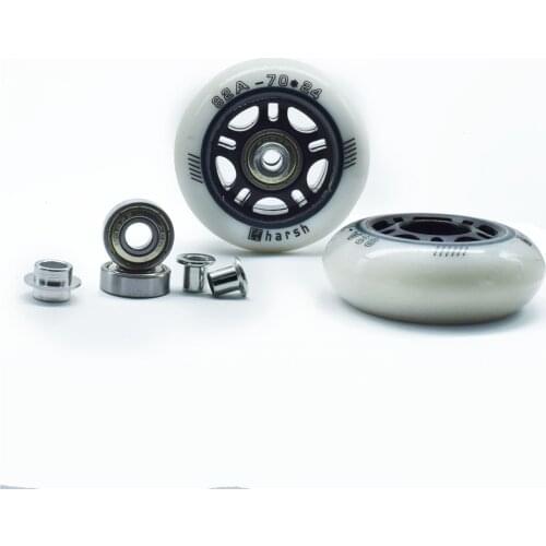 70mm 82A kids roller skates wheel for Powerslide for SEBA inline Slalom FSK skating wheels 64mm 70mm 72mm ABEC-7 bearing bushing