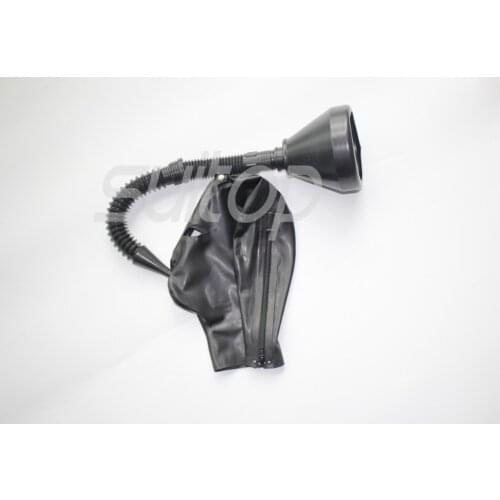 Top selling black latex hood rubber head cover with-pipe