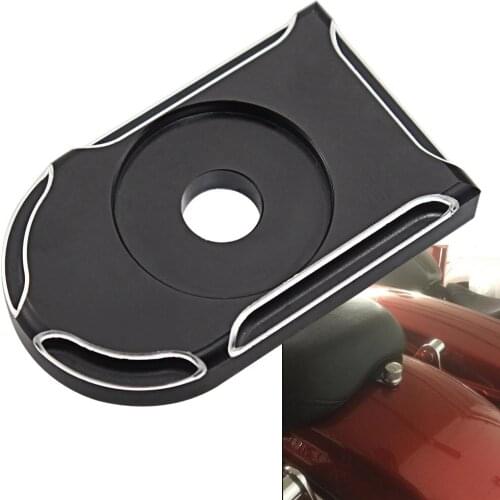 Motorcycle Accessories Black Seat Tab Cover Fit for 1996-2019 Harley Sportster Wide Glide Street Bob Road king Fatbob