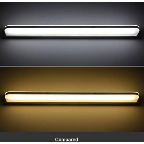 Wall lamp bathroom led mirror light Waterproof 9W 12W AC100-240V LED Modern Wall lamp cosmetic acrylic Indoor Sconce Luminaria