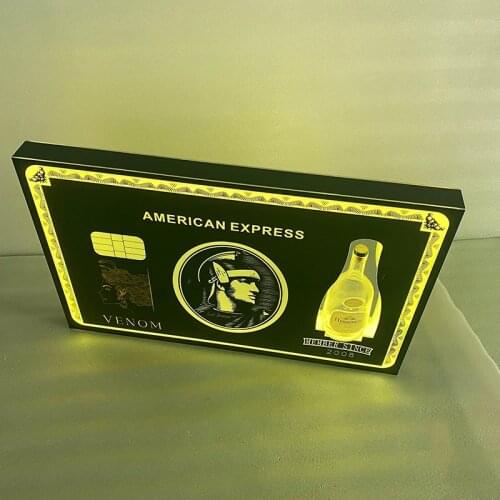 Night Club Birthday cake LED Wine Bottle Presenter Glorifier Display VIP Service Tray