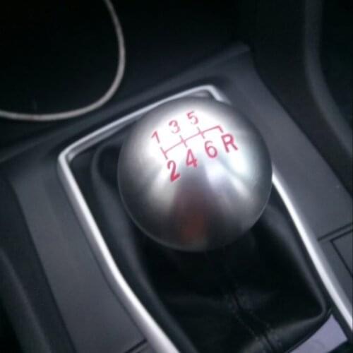 New Alumium 6 Speed Manual Transmission Gear Shift Knob For Honda Fit Civic City Gear Knob