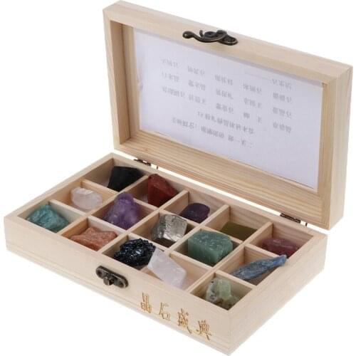 Tumbled Gemstones Natural Stones Decorative Stones Minerals Stones with Box