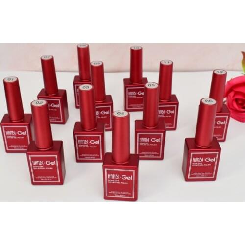 15ml Gel Polish Christmas Red Manicure For Nail Semi Permanent Varnish Top Coat UV Gel Varnish Soak Off Nail Art Gel Nail Polish