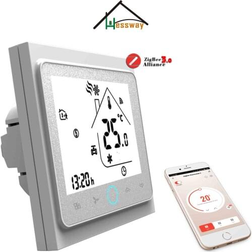 HESSWAY TUYA Gateway HUB Smart Room Zigbee Thermostat WIFI for Voice Interaction Works with Alexa Google Home