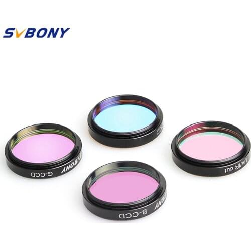 SVBONY 1.25" LRGB Imaging Filter Set Astronomy Telescope Eyepiece Kit Suitable for Deepsky Planetary CCD Imaging F9170A