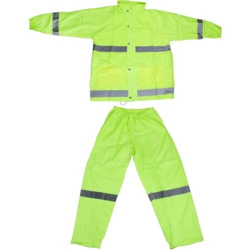 Reflective Motorcycle Split Raincoat Rain Pants Suit Outdoor Fishing Raincoat
