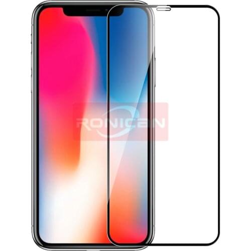 5Pcs Full Cover Tempered Glass For iPhone 7 6 6S Plus 2.5D Screen Protector Film On iphone Xs Max XR X 8 7 Plus glass protection