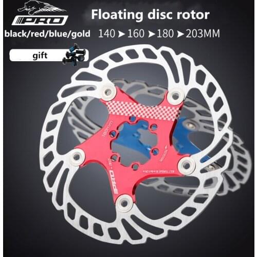 1pcs Bicycle 140 160 180 203mm disc brake rotor floating Mountain bike brake rotor DH 6inch thickening ultra-light disc