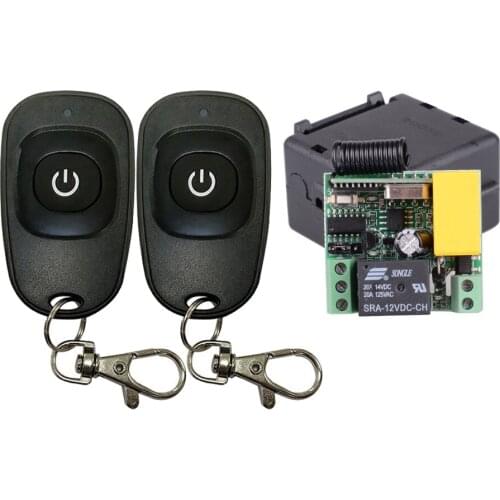 AC 220V 1CH RF Wireless Switch Light Lamp LED Home Appliance Wireless Remote Control Switch + Black Color Transmitter 10pcs