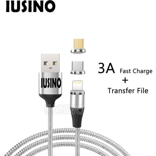 10pcs Magnetic Micro USB Cable For iPhone Samsung Type-c Charging Charge Magnet Charger Adapter USB Type C Mobile Phone Cables