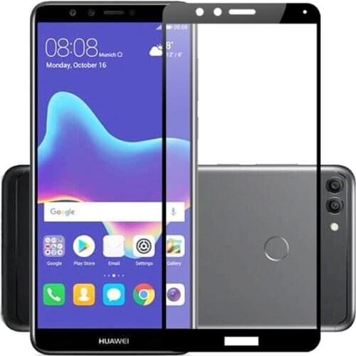 3D Tempered Glass For Huawei Y9 2018 Full Cover 9H Protective film Explosion-proof Screen Protector For Huawei Y9 2018 FLA-L22